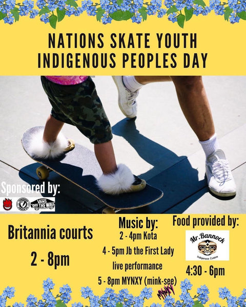Nations Skate Youth Indigenous Peoples Day 2022 celebration.